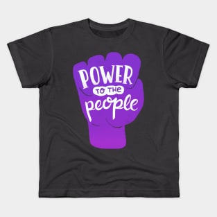 POWER to the people Kids T-Shirt